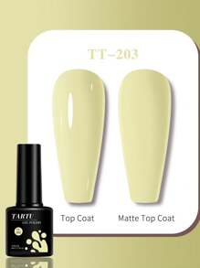 TARTU 1 peça Esmalte de Unha em Gel de 8ml 6 Cores Acabamento Brilhante de Outono Brilho Permanente Glitter Lantejoulas Esmalte de Unha Remover Imersão em UV Verniz para Arte de Unhas para Design de Manicure Vernis Semi Permanente Amarelo