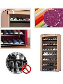 Zapatera Closed Organizador De 5 Niveles Estante De Acero - Multicolor - Ver 4