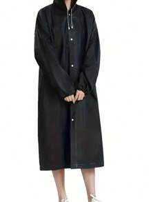 1/2 件长款 EVA 男女通用雨衣，加厚防水雨衣，男女连帽雨衣，防水、防风、快干、透气 - 非常适合骑行、徒步旅行和户外探险旅行一次性用品旅行酒店必需品户外必需品房间用品海滩旅行迷你经期一次性用品浴室配件旅行必需品旅行配件旅行必备品假期暑假学校配件返校用品 - 彩色 - 查看 2