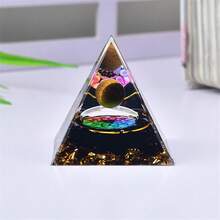 5cm Crystal Pyramid Home Decor DIY Epoxy Resin Crafts - Multicolor - View 7