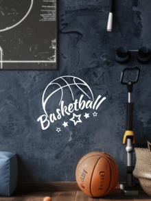 Sport-Dekor - Realistische Basketball Wandaufkleber für Spielzimmer oder Fitnessstudio, anpassbare Basketball Wandkunst, Basketball Wandgrafiken - Verschiedenfarbig - Übersicht 7