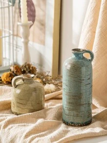 3 Hand-Made Ceramic Bohemian Vases Of Different Sizes, Rustic Farmhouse Style, Perfect For Living Room Decor, Dining Room Decor, Tabletop Decor And Holiday Gift-Giving. Gifts Birthday Graduation Home Decor Flower Vase Glass Vase