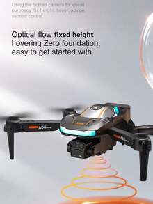 MINI Foldbale Chụp Ảnh Trên Không Định Vị Quang Học FPV RC Drone 2.4G 4CH Ánh Sáng Nhiều Màu Sắc Hình Ảnh Theo Điều Khiển Từ Xa Quadcopter - Nhiều màu - Xem 3