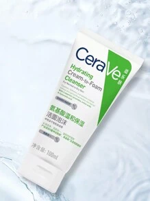 CeraVe 保濕乳霜潔面慕斯 100ml | 適合所有膚質 | 二合一清潔與卸妝 | 氨基酸溫和潔膚 | 質地如乳霜，加水揉搓後轉化為濃密泡沫，有效去除污垢與彩妝，不剝奪天然水分，不讓肌膚感到緊繃乾燥 - Amino Acid 100ml - 查看 2