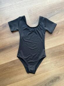 Children's Ballet Short Sleeve Leotard - màu đen - Xem 1