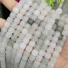 1 串 4-16 毫米时尚 AAAAA 天然宝石水晶玉散珠 - 真实、光滑、圆形宝石，手工 DIY 女士手链和配饰 - 散珠可实现最大限度的创意自由，打造独特的配饰钥匙扣首饰配饰，可作为女士礼物。
