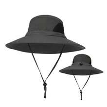 1 件装男女通用夏季太阳帽防紫外线钓鱼帽速干宽边渔夫帽户外 - 多色 - 查看 11