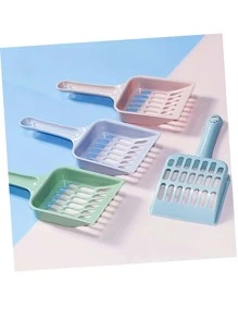 Random Color 1PC Fruit Spoons With Holes In The Kitchen Can Leak Water Christmas Gift - Multicolor - View 3