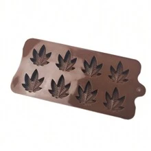 1pc Maple Leaf Shaped Silicone Mold, Candy/Cookie Baking Mold For DIY Kitchen - Multicolor - View 3