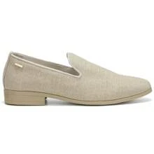 Mens Loafers Dress Shoes Slip On Driving Shoes Tuxedo Suit Shoes - 米色 - 查看 5