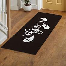 1pc Halloween Ghost Runner Carpet, Kitchen Washable Rug, Bathroom Floor Mat, Soft Area Rug For Home Decor - Multicolor - View 3