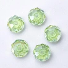 115/85/62pcs 4 6 8mm AB Color Faceted Glass Crystal Loose Spacer Beads For Jewelry Making Diy Needlework Bracelet Necklace Handmade Craft Supplies