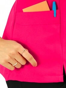 Scrub Tops - Rose vif - Voir 8
