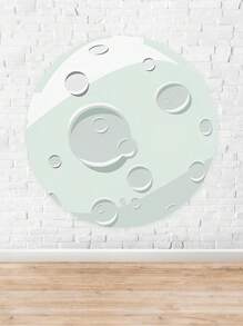 Round Panel Cover Kit + Trio Sublimated Cylinder Covers Party And Birthday Decoration Various Children's Themes Astronaut Moon Stars Rocket Galaxy Moon World - Bộ hoàn chỉnh 205 - Xem 6