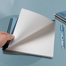 1/2/5pcs Coil Notebook, Simple A5/B5 Student Notepad, Thick Journal With Horizontal Lined Inner Pages, 60 Sheets, Sweet/Salty Series Available - Multicolor - View 4