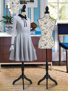 Adjustable Female Dress Model Display Torso Body Tripod Stand Clothing Forms - 公分 - 查看 2
