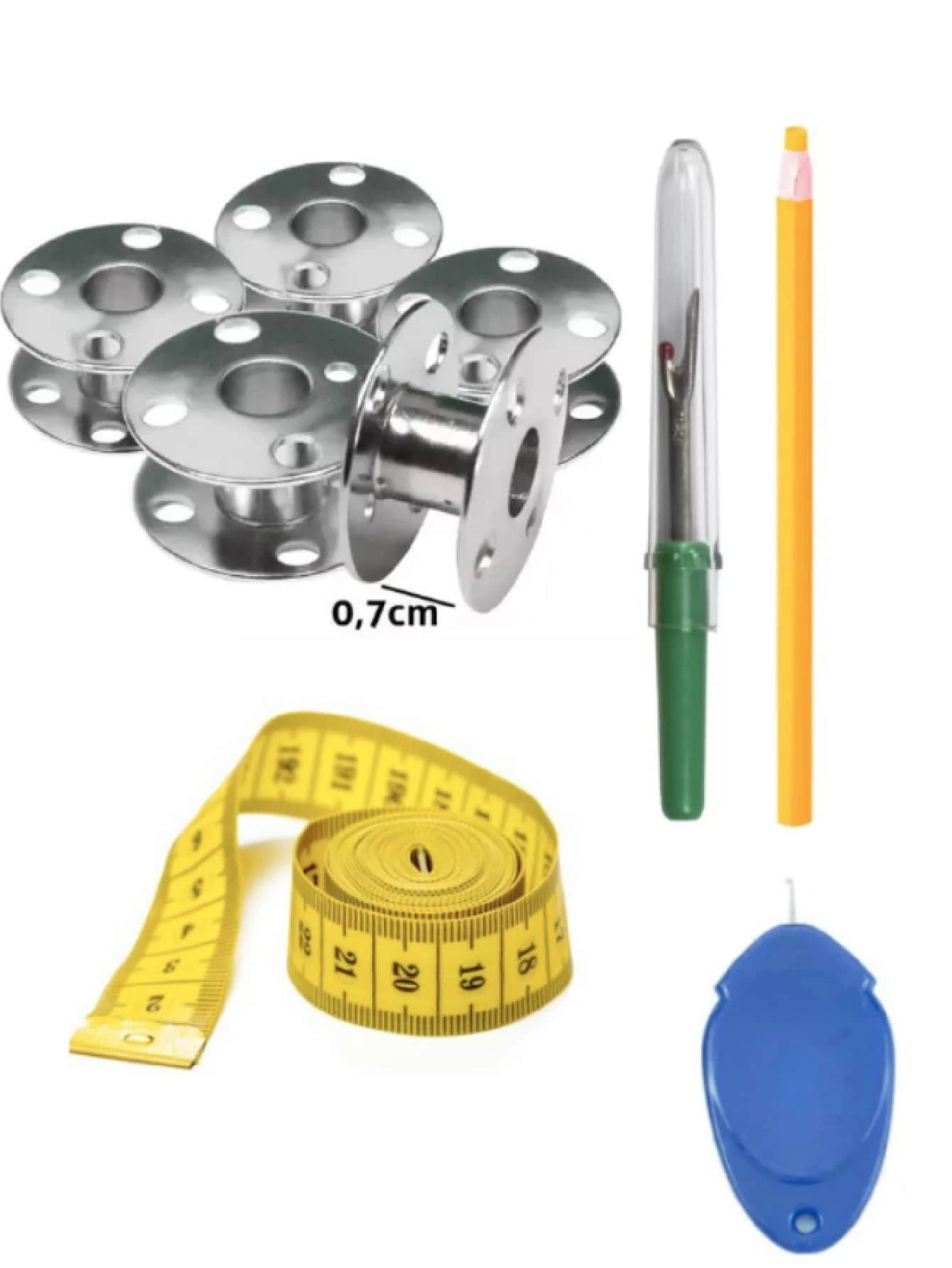 Complete Sewing Kit 77 Pieces Scissors Needles Pins Tape Measure ...