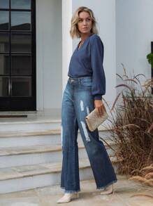 Calça Jeans Wide Leg