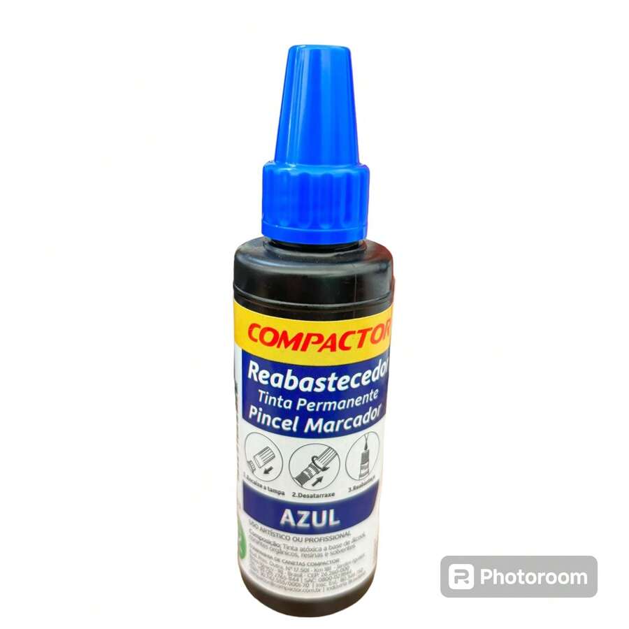Reabastecedor de pincel atomico 30 ml azul - compactor - Azul - Visão 1