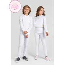 Unisex Second Skin Thermal Pants For Girls And Boys, Children And Youth, Size 1 To 16 - 白色 - 查看 4