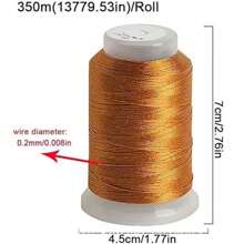 3-Ply 350m Macaron Color Shiny Nylon Poly Blend Tassel Cord, Suitable For Beading, Pearls