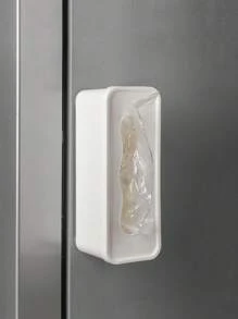 1pc Multifunctional Sundries Storage Box - Wall-Mounted, And Spacious Container For Masks, Gloves, Plastic Wrap, And Home Essentials - Easy Installation, Polypropylene Material, And Compact Design For Home Organizers And Storage - White - View 9