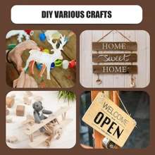 4/8/12 包木板，用于工艺品，4 x 6 x 1/16 英寸 - 2 毫米厚胶合板，未完成的木板，用于 DIY 工艺项目、建筑模型、雕刻、木材燃烧、染色 - 杏色 - 查看 3