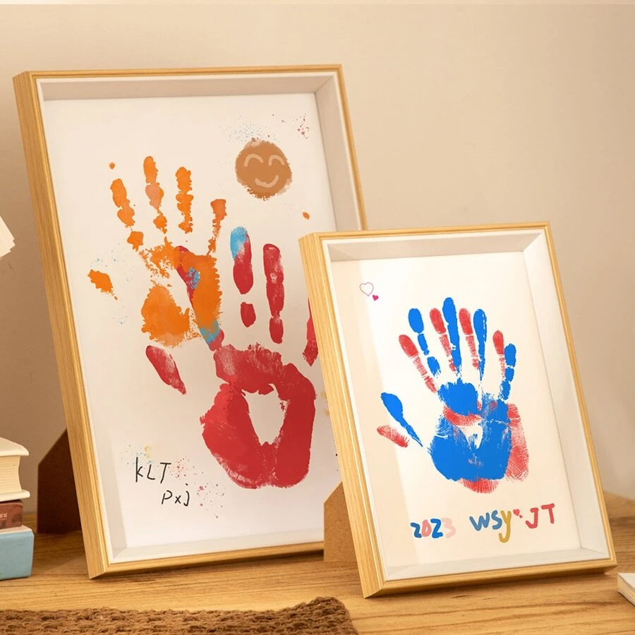 Couple Handprint Picture Frame Mother's Day Keepsake Handprint Frame