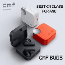Nothing CMF By Nothing Buds Orange, Bluetooth 5.3 Earbuds, 42dB ANC, 12.4mm Driver, Dirac HD Audio, 35.5H Playtime, 4 HD Mics, Dual Device Connection, Low Lag Mode, Fast Pair, Control By Nothing X APP, For IOS & Android