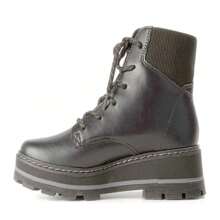 Women's Boot Dakota Heel Tractorada Stylish Festival - màu đen - Xem 4