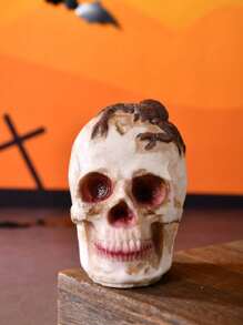 1pc Human Skull Replica Resin Model Anatomy Medical Skeleton - Multicolor - View 1