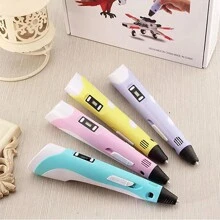 Lápiz 3d Dibujo Pluma Y Recarga , Juguete Infantil Color Fix - Amarillo - Ver 9