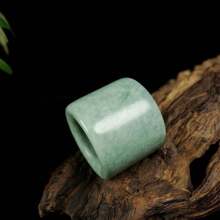 1pc Natural Jade Thumb Ring, Gemstone Finger, A Variety Of Styles And Colors Can Be Selected, Handmade Unique Wide Ring, Universal Ring Diameter, Amulet Ring, Male Ring, Gift For Husband. - G - View 5