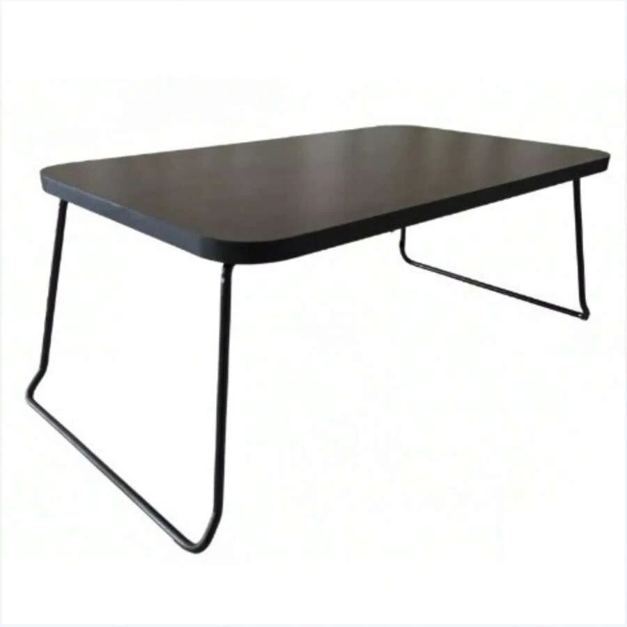 Lap Tray Table For Meal Breakfast Reading Notebook Stand Book For Bed Sofa Bedroom - 黑色 - 查看 1