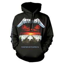 Metallica Unisex Adult Master Of Puppets Tracks Hoodie (Black)
