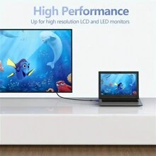 VGA To VGA Monitor Cable HD15 Male To Male TV Computer Projector 1.5m/3m/5m - Blue - View 4