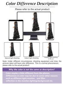 合成耐高温超长波浪假发五发夹 40 英寸夹式接发发饰女士夏季促销 - 彩色 - 查看 7