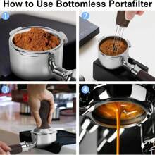 Bộ lọc Portafilter không đáy 51mm 3 tai phù hợp với Delonghi Dedica EC680/EC685 Bộ lọc Portafilter 51mm có chấu dày 5,5mm phù hợp với Delonghi Espresso Portafilter (có giỏ đựng) Quay lại trường học - Nhiều màu - Xem 9