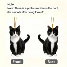 1PC Tree Decoration Book Hanging Ornaments, Stacked Book Ornaments, Booklover Tree Ornaments, Booklover Gifts, Old Vintage Bookshelf Ornaments, Hanging Book Decorations, 2D Flat Backpack Pendants, Stacked Book Decorations, Animal Cat Decorations,Halloween,Spooky,Autumn,Holiday,Festival,Home Decor ,Room Decor,Wall Decor Birthday Graduation