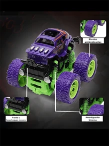 Paquete de 4 juguetes para camiones para edades de 3 años en adelante, varios colores para regalos de niños - Multicolor - Ver 5