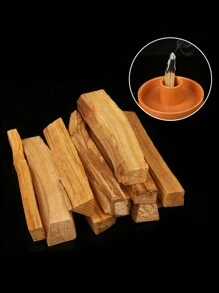 1pc/5pcs Palo Santo Incense Sticks - Natural Peruvian Holy Wood For Meditation, Space Cleansing & Calming,Aromatherapy,House Freshener,Diffuser,Gift,Home Decor