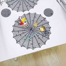 3 件/1 套万圣节黑色镂空耐热防滑餐垫，万圣节餐桌装饰，客厅，咖啡桌，家居装饰，派对用品万圣节派对 - 黑色 - 查看 1