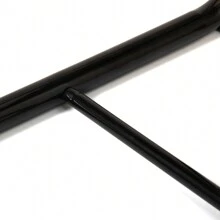 Set Of 2 Portable Computer Table Office Desk Height & Angle Adjusting Furniture, Black