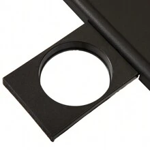 Set Of 2 Portable Computer Table Office Desk Height & Angle Adjusting Furniture, Black