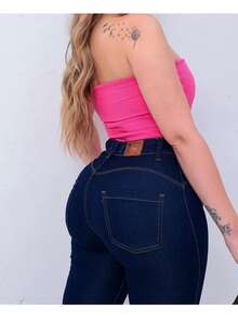 Dark Basic Pants - Màu xanh lam - Xem 2