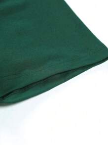 Camiseta de manga corta y cuello redondo informal con estampado de trigo para hombres en verano