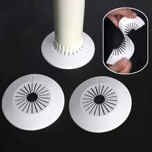 4/8pcs Plastic Radiators, Water Pipes And Drainage Pipes, Circular Wall Pipe Covers, Decorative Pipe Rings, Pipe Ring Covers, Suitable For Pipes Ranging From 1.5 To 2.79 Centimeters Kitchen Items Kitchen Accessories Kitchen Kitchen Tools - Multicolor - View 3