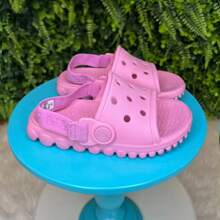 Children's Slippers With Elastic Girl Back To School Non-Slip Soft Lightweight Comfortable Stylish Non-Slip Daycare Outing - 淺粉色 - 查看 3