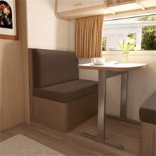 2pcs/Set Solid Color RV Dinette Cushions Covers Soft Stretch Velvet Couch Cover Hotel Booth Seat Covers RV Camper Car Backrest Cover