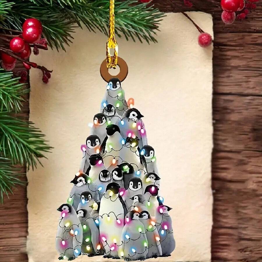 1 件圣诞树装饰圣诞书挂饰、堆叠书饰、爱书人圣诞树饰、爱书人礼物、老式书架饰、悬挂书饰、2D 平面背包吊坠、堆叠书饰、圣诞动物猫饰、万圣节、幽灵、秋季、假日、节日 - 彩色 - 查看 1